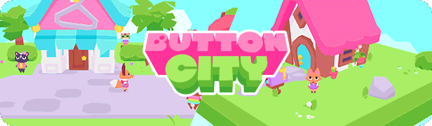 Button City logo with animated gameplay